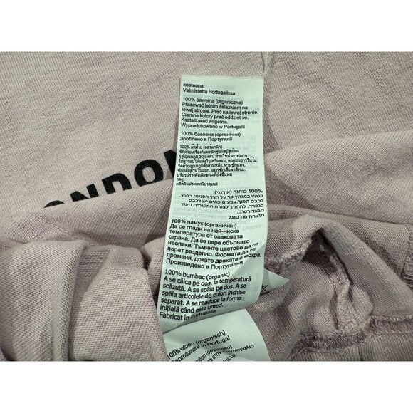 ALLSAINTS London Pink Tie Dye Tierra Oversized Crew Logo T-Shirt Tee Mens Sz XL - Picture 11 of 12